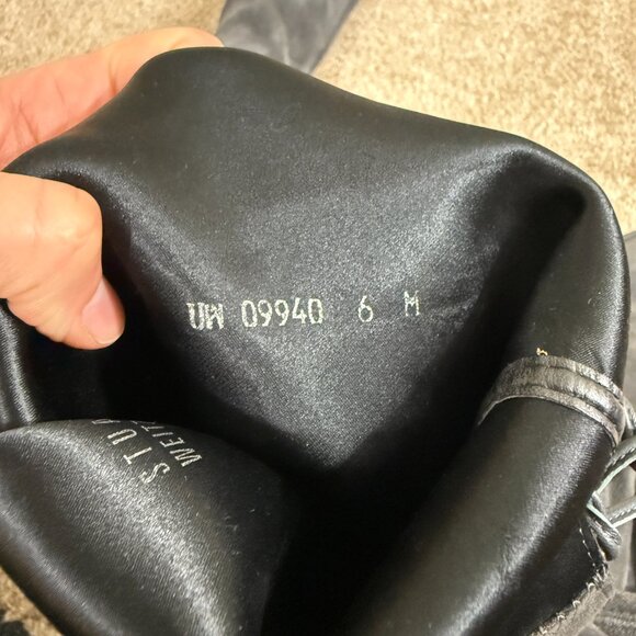 Stuart Weitzman Gray Suede Highland Over the Knee Boots Size 6 Made in Spain - Picture 8 of 10